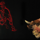 Illustration for article titled This is what a skinless elephant and a shark made out of blood vessels look like
